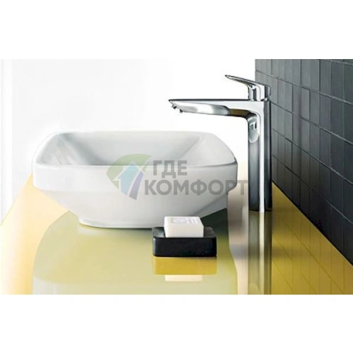 Стильный смеситель Hansgrohe Logis 71090000 для раковины - фото 4