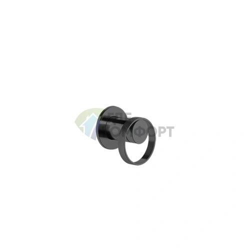 Смеситель Gessi Anello: встраиваемая модель с одним рычагом и выходом, цвет Black XL (63409#299) - фото 1