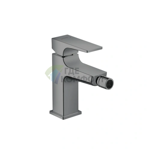 Смеситель для биде Hansgrohe Metropol с донным клапаном, шлифованный черный хром (32520340) - фото 1