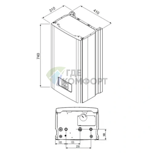 Электрический котел Protherm Скат (RAY) 18 КE/14 настенный одноконтурный - фото 4