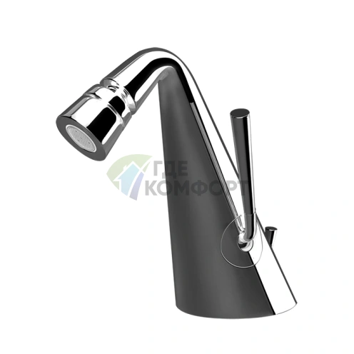 Смеситель для биде Gessi Cono с донным клапаном в элегантном цвете Finox (45007#149) - фото 1