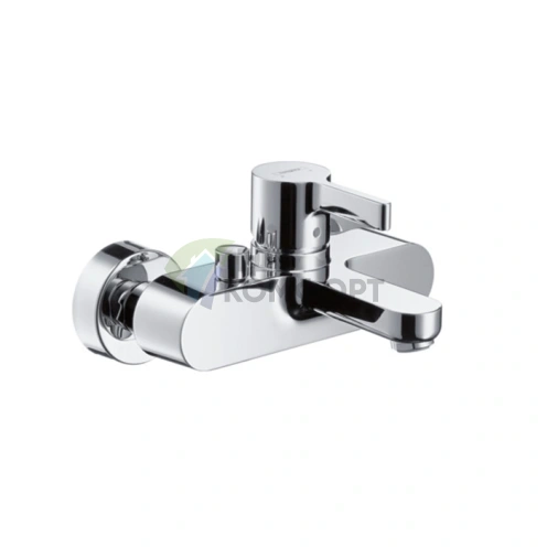 Смеситель для ванны Hansgrohe Metris S настенный с вакуумным переключателем (31460000) - фото 1