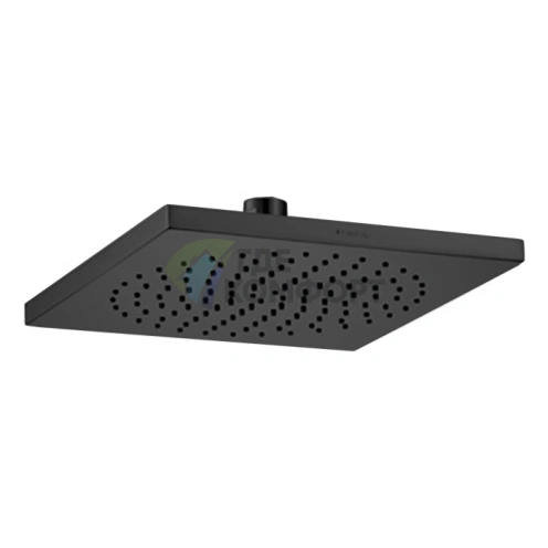 Верхний душ Fantini Mint 200x200 мм: стильный и надежный в черном матовом цвете (86 13 8008) - фото 1