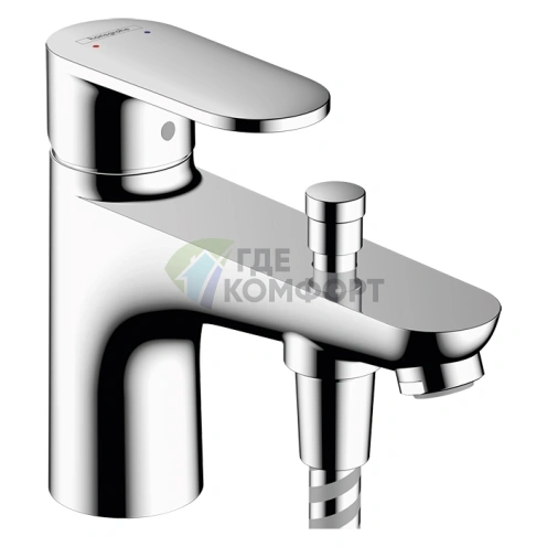 Смеситель для ванны и душа Hansgrohe Vernis Blend Monotrou, хром (71446000) - фото 1
