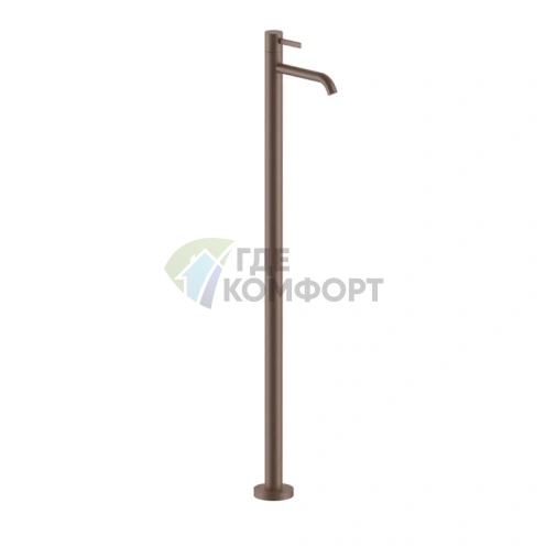Напольный однорычажный смеситель Fantini AF/21 для раковины в цвете Matt Copper PVD (27 P9 A736B) - фото 1