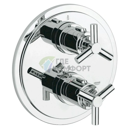 Термостат для душа Grohe Atrio 19394000 — стабильная температура воды - фото 1