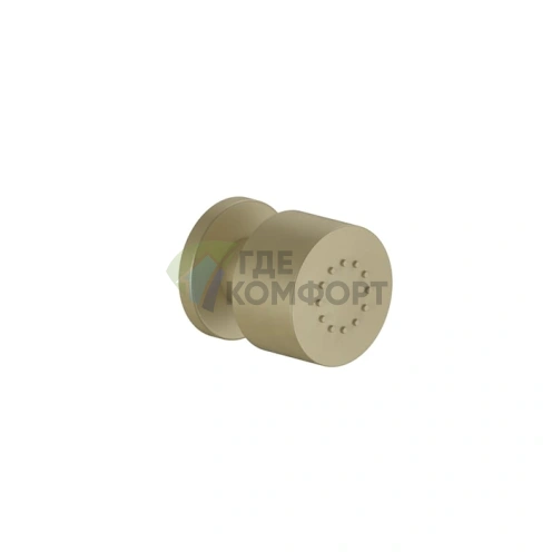 Боковая форсунка Fantini Venezia в матовом золоте British Gold PVD (86 P6 9248) - фото 1