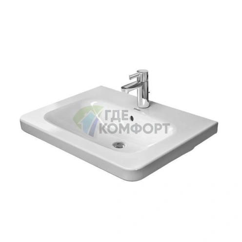 Раковина Duravit DuraStyle 800x480 мм для мебели, без перелива, 1 отверстие, белый (2320800041) - фото 1