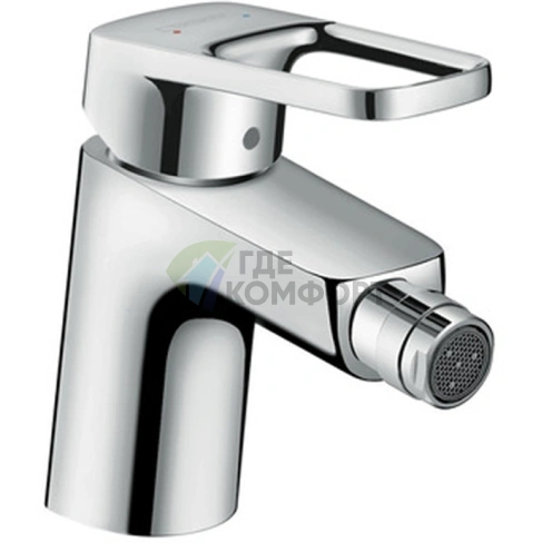 Смеситель для биде Hansgrohe Logis Loop, 70 мм, хром (71250000) - фото 1