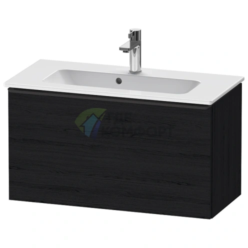 Тумбочка подвесная Duravit D-Neo Compact 440x372x810, 1 ящик, Black Oak (DE426901616) - фото 1