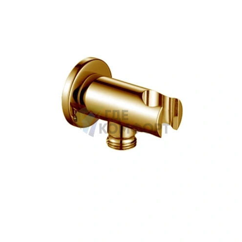 Смеситель для биде Fantini Nice с шланговым подключением и покрытием Matt British Gold PVD (91 P6 9323) - фото 1