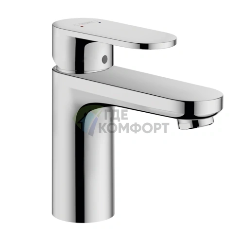 Смеситель для раковины Hansgrohe Vernis Shape 70, без донного клапана, компактный излив, хром (71567000) - фото 1