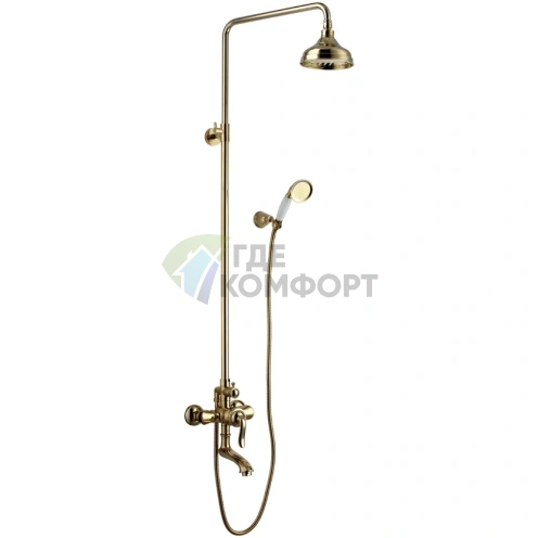 Душевая стойка угловая Lemark Brava LM4762G - фото 1