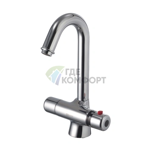 Кухонный смеситель Lemark Thermo LM7735C с термостатом — комфорт и стиль - фото 1