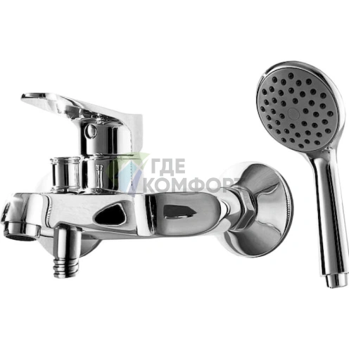 Смеситель для ванны с душем Bravat Eco F6111147C-B: Элегантность и экологичность - фото 4