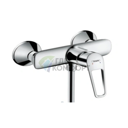 Смеситель для ванны Hansgrohe Novus Monotrou: на 1 отверстие, излив 140 мм, хром (71322000) - фото 1