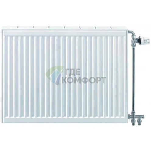Радиатор стальной панельный Stelrad Compact 22 03 12 с боковым подключением - фото 2