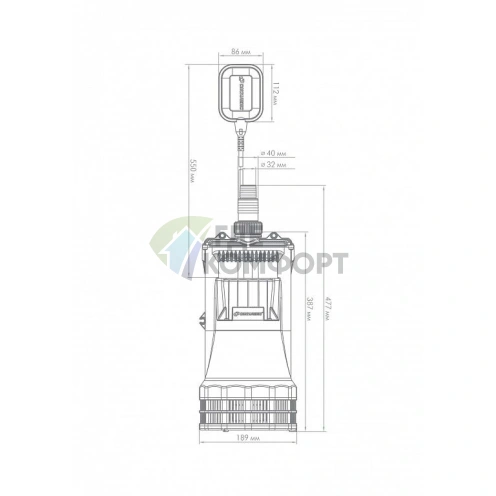 Циркуляционный насос Aquario AC 152-130HWT 5152 - фото 14