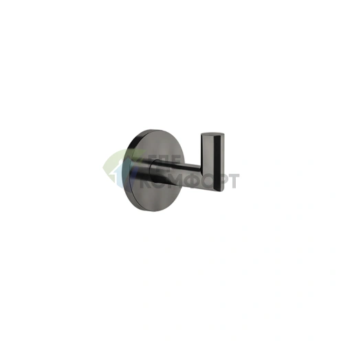 Настенный крючок Gessi Tondo Black Metal Brushed PVD (63621#707) - фото 1
