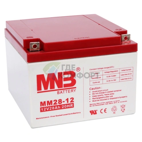 Аккумуляторная батарея MNB MМ 28-12 - фото 1