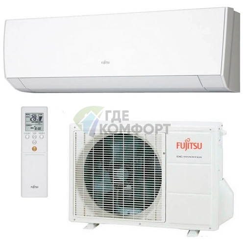 Кондиционер Fujitsu Airflow Nordic ASYG14LMCB/AOYG14LMCBN с тепловым насосом - фото 1