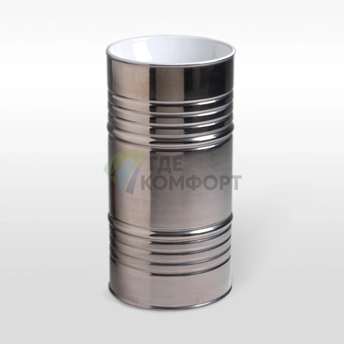 Раковина свободностоящая BARREL 45×90 см Kerasan Artwork (Bianco-platino) (474344) - фото 1