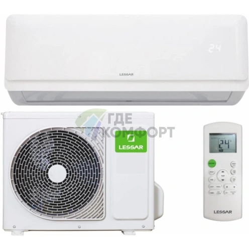 Cплит-система Lessar Inverto LS-HE18KLA2B/LU-HE18KLA2B DC inv - фото 1