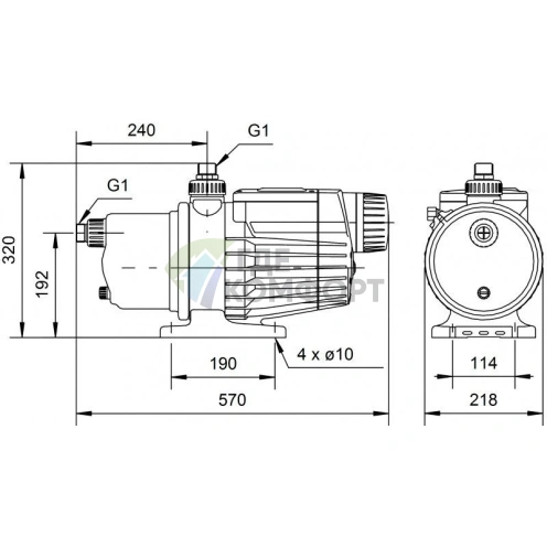 Насосная станция Grundfos MQ 3-45 - фото 4