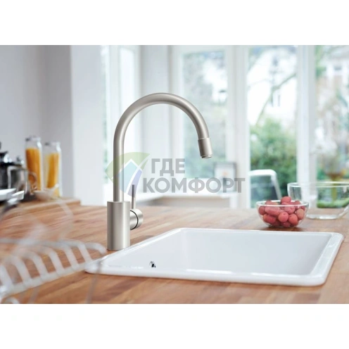 Смеситель для кухни Grohe Concetto 32663DC1 — стиль и функциональность - фото 2