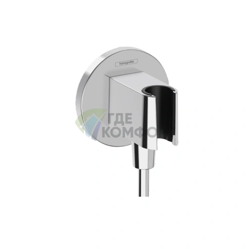 Шланг для душа HANSGROHE FIXFIT S с держателем, хром (26888000) - фото 1
