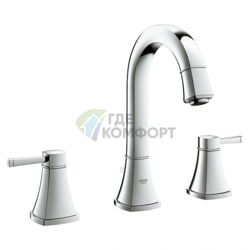 Смеситель Grohe Grandera 20389000 для раковины: однорычажный с высоким изливом - фото 1