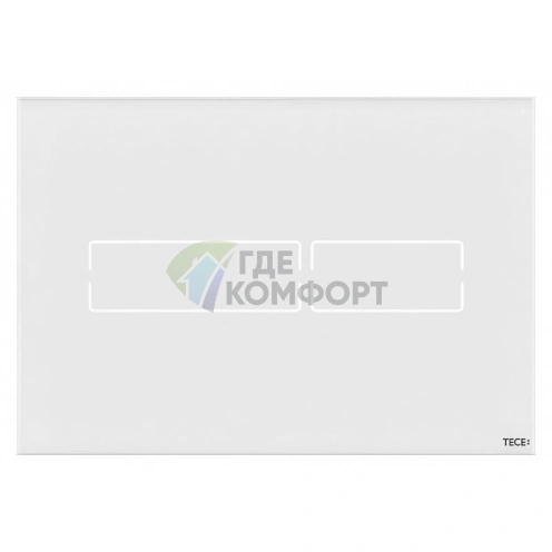 Сенсорная кнопка смыва TECE Lux Mini 9240960 белая - фото 1