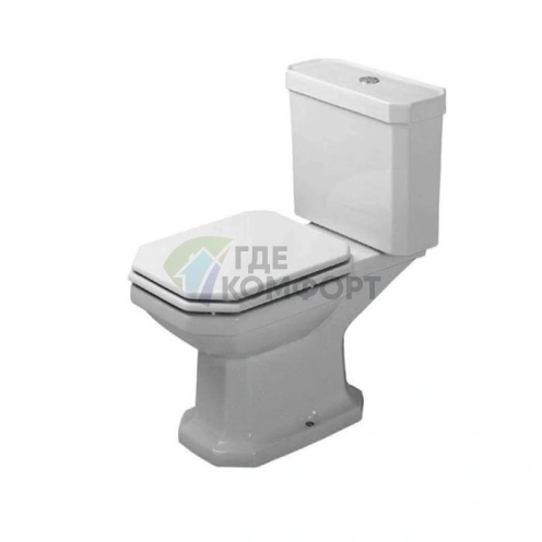 Бачок для унитаза Duravit 1930 с системой двойного смыва и нижним подключением (872210005) - фото 1
