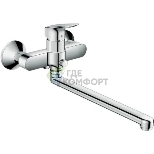 Стильный универсальный смеситель Hansgrohe Logis 71402000 - фото 1