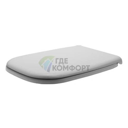 Сиденье для унитаза Duravit D-CODE без микролифта, белое (67310000) - фото 1