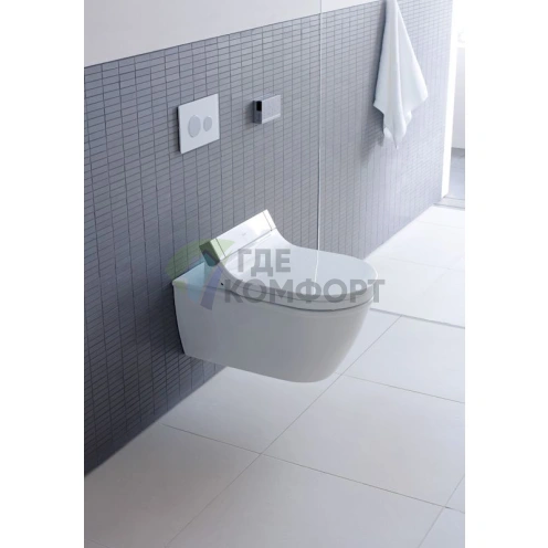 Подвесной унитаз Duravit Starck 3: Современный дизайн и функциональность (2226590000) - фото 3