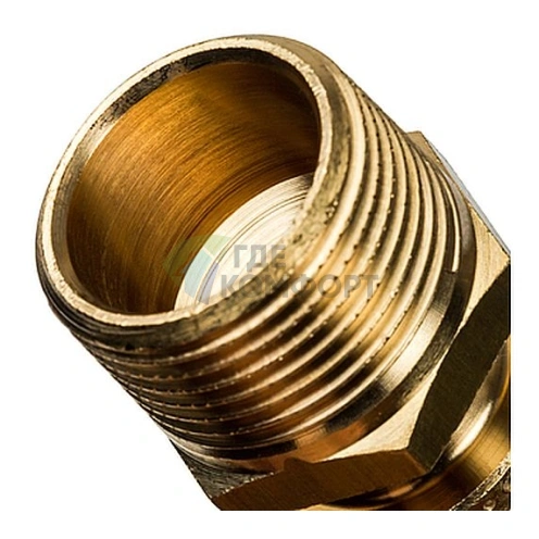 Переходник для труб из сшитого полиэтилена STOUT с наружной резьбой НР 20 x R 3/4 аксиальный - фото 4