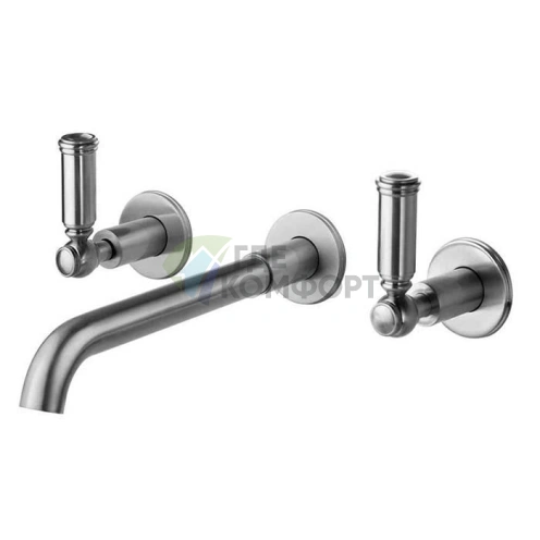 Смеситель для раковины Bossini Liberty на 3 отверстия без заглушки, хром (Z001303.030) - фото 1