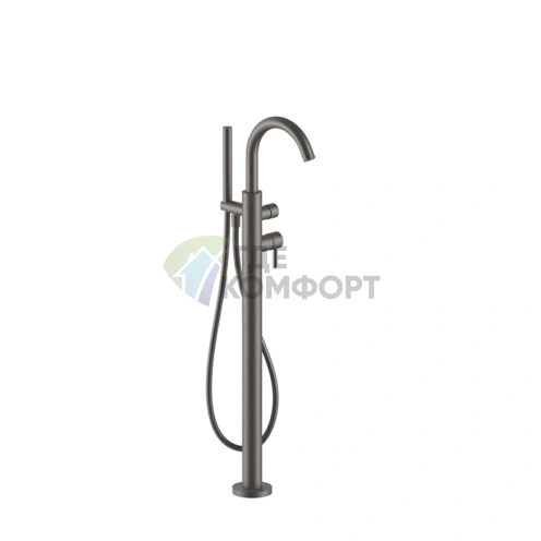 Напольный смеситель для ванны FANTINI NOSTROMO Matt Gun Metal PVD (50 P5 E880B) - фото 1