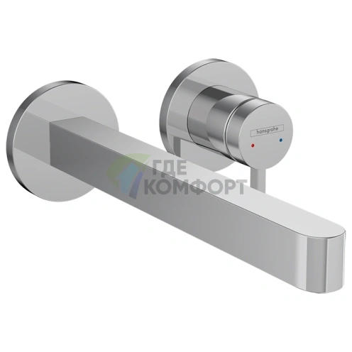 Смеситель для раковины настенный Hansgrohe Finoris хром (76050000) - фото 1
