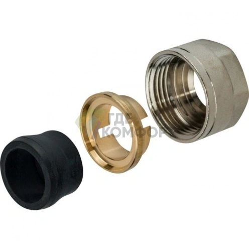 Фитинг STOUT компрессионный для медных труб 15x3/4 с резиновым уплотнением - фото 8