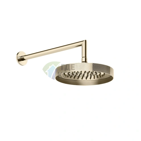 Gessi Anello/Ingranaggio Душевая головка для настенного крепления с шарниром и поворотным механизмом, 218 мм, цвет никель матовый (63448#149) - фото 1