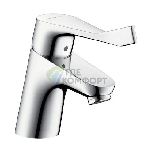 Смеситель Hansgrohe Focus 31910000 для раковины с донным клапаном - фото 1