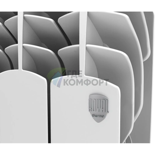 Радиатор биметаллический Royal Thermo Revolution Bimetall 500 10 секций - фото 3