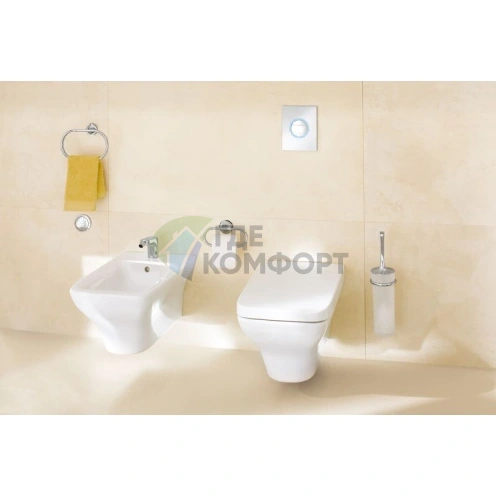 Кнопка смыва Grohe Nova Cosmopolitan Light для подвесного унитаза, хром - фото 2