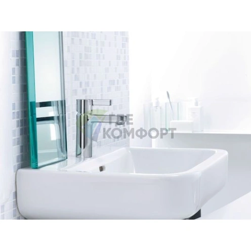 Смеситель для раковины Hansgrohe Metris S 31060000: настенный, латунь - фото 5