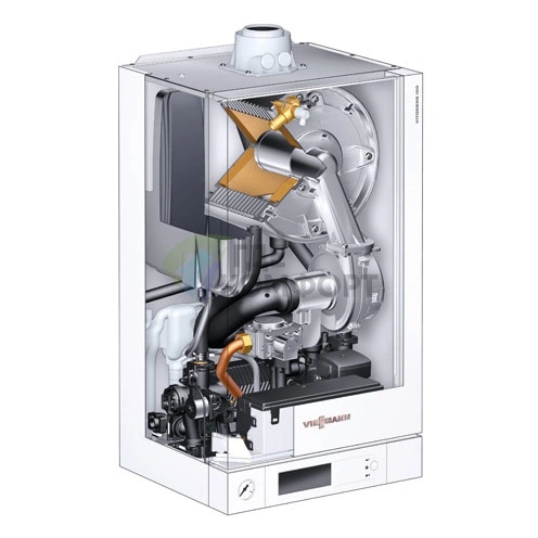 Газовый конденсационный настенный двухконтурный котел Viessmann Vitodens 100-W B1KC032 26 кВт - фото 4