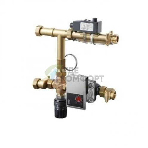 Насосно-смесительный блок Regufloor H Ду 25 с насосом Wilo E15/1-5 Oventrop - фото 1