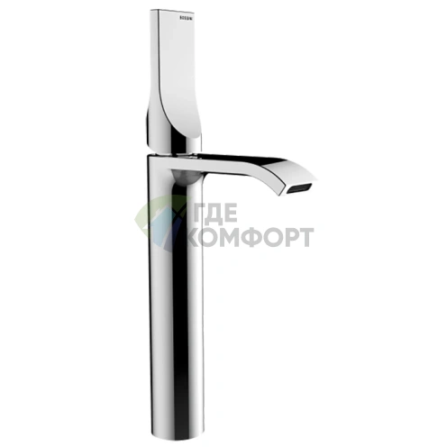 Смеситель для раковины BOSSINI APICE однорычажный с донным клапаном, хром (E89602.030) - фото 1