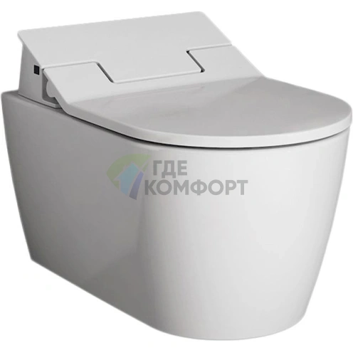Унитаз подвесной Duravit ME by Starck 222859 с крышкой биде - фото 2